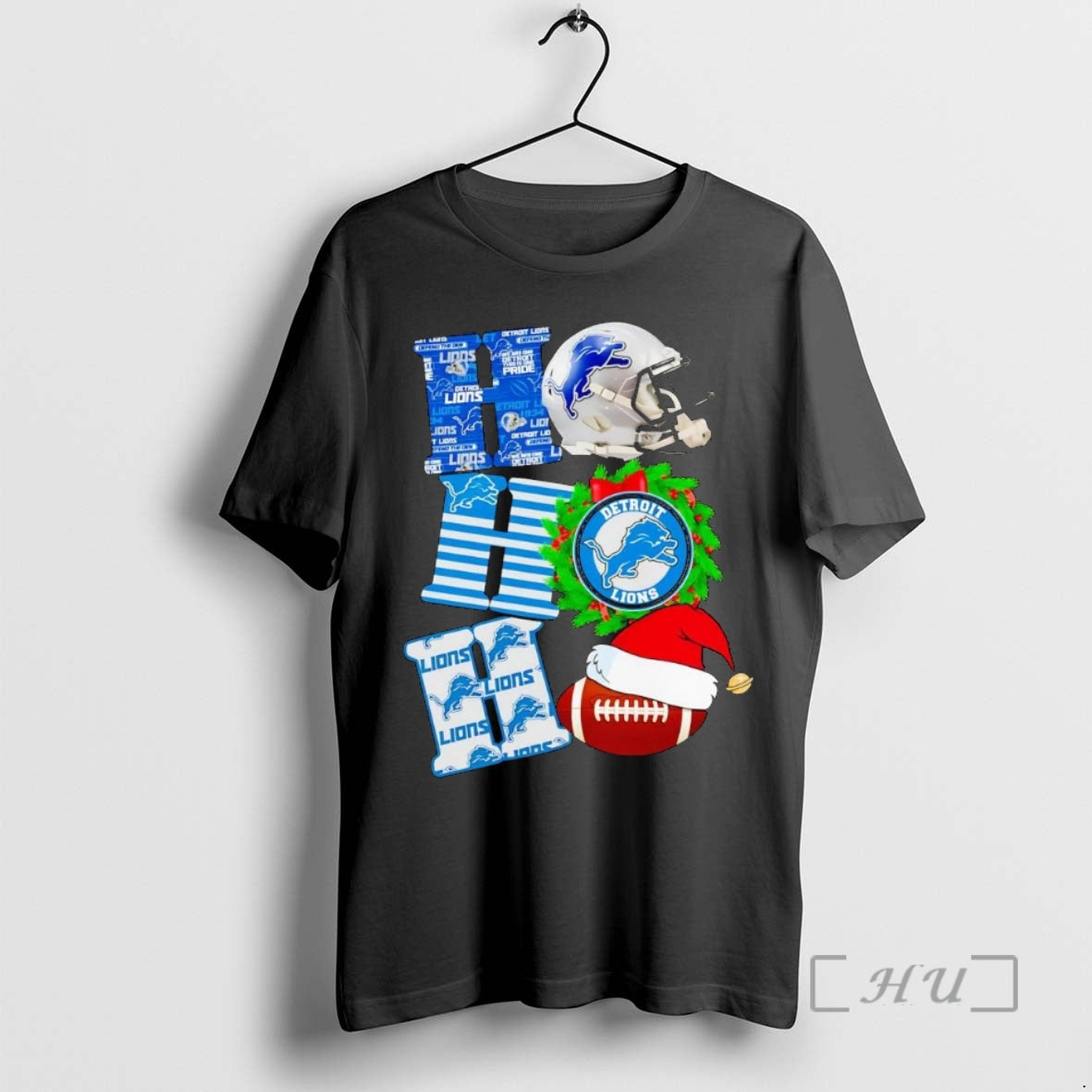 Officials Detroit Lions Ho Ho Ho Christmas