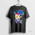 Officials Detroit Lions X Unicorn Santa Hat Dabbing Merry Christmas Premium Tee Shirt Sweater