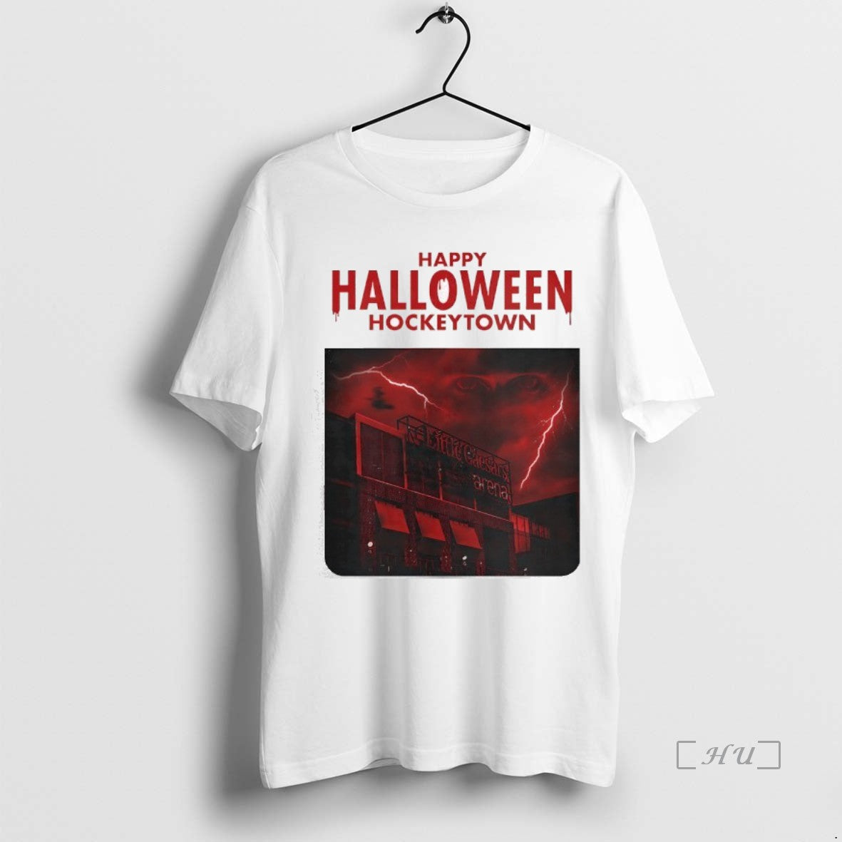 Officials Detroit Red Wings Happy Halloween Hockeytown Premium T Shirt Sweater