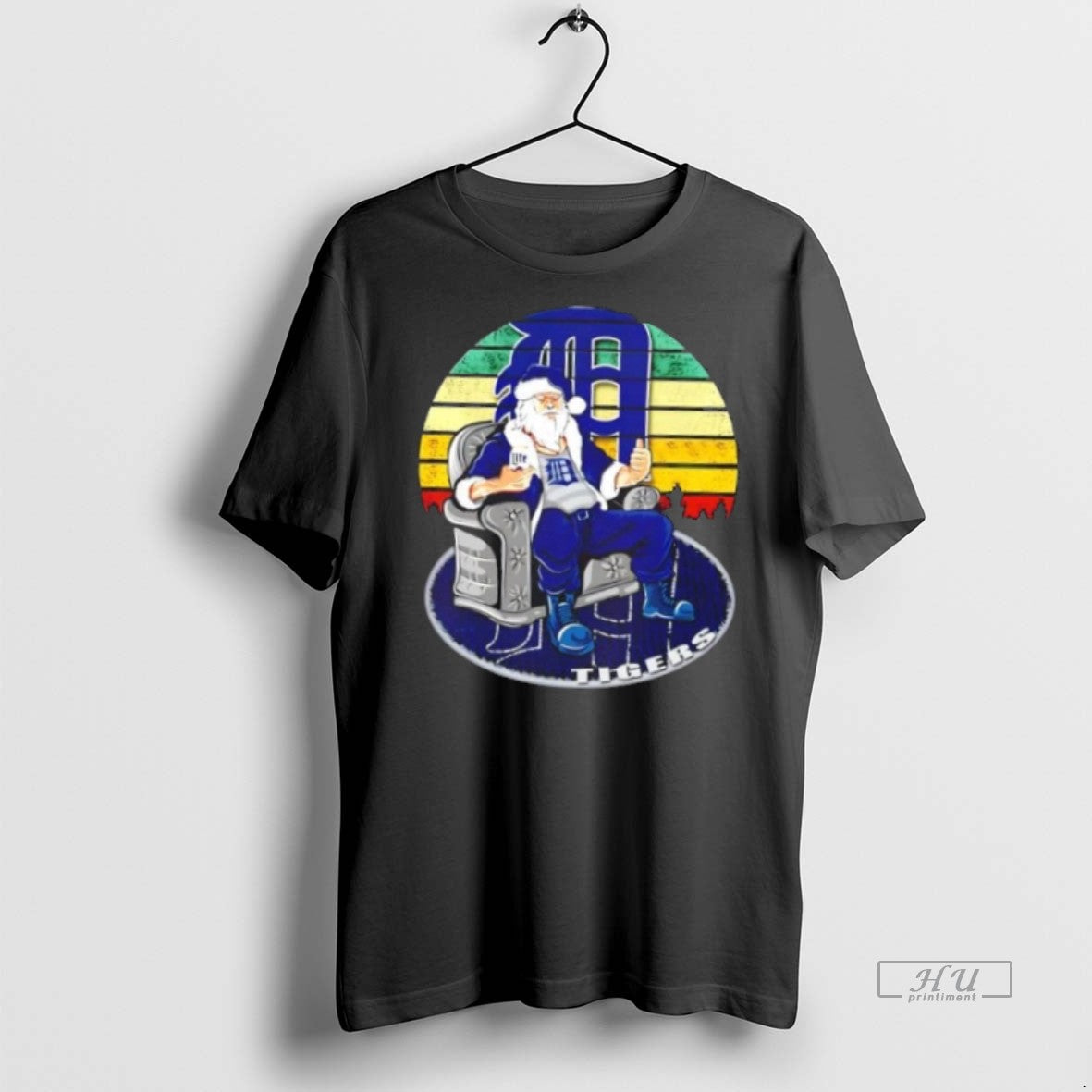 Officials Detroit Tigers X Santa Claus Christmas Vintage Premium Tee Shirt Sweater