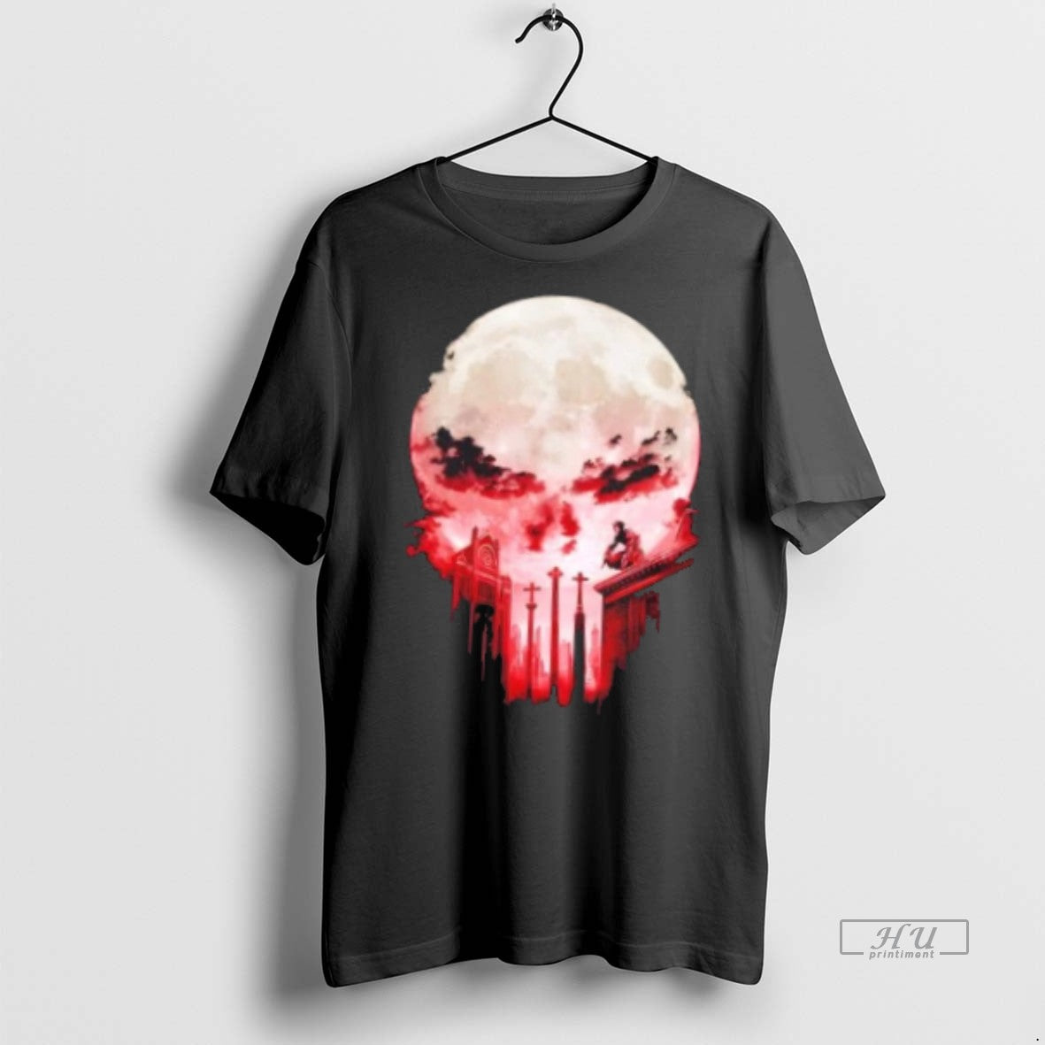 Officials Devils Punishmen Skull Graphic Tee Shirt Sweater