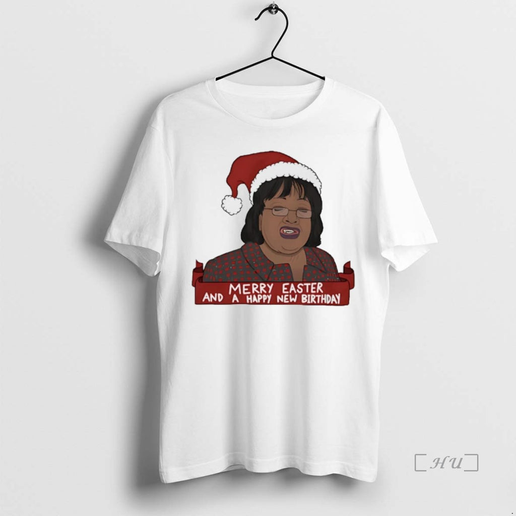 Officials Diane Abbott Merry Easter And A Happy New Birthday Christmas T Shirt Sweater