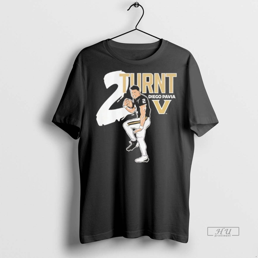 Officials Diego Pavia 2 Turnt Vanderbilt Commodores Tee Shirt Sweater