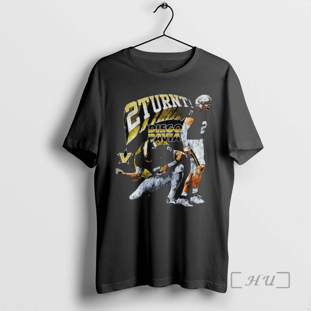 Officials Diego Pavia Vanderbilt Commodores Football 2 Turnt 2025 Tee Shirt Sweater
