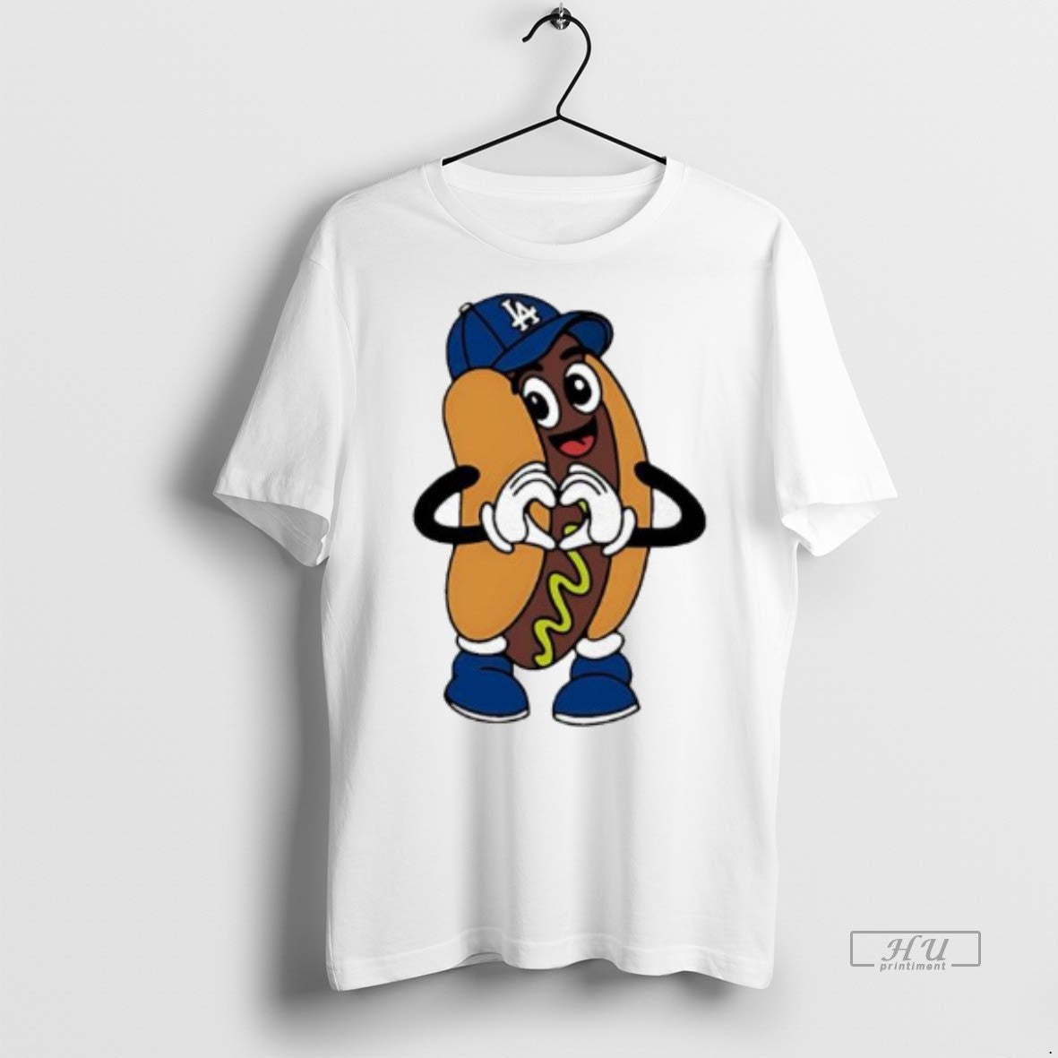 Officials Dodger Dog Hot Dog The Los Angeles Dodgers Premium Tee Shirt Sweater