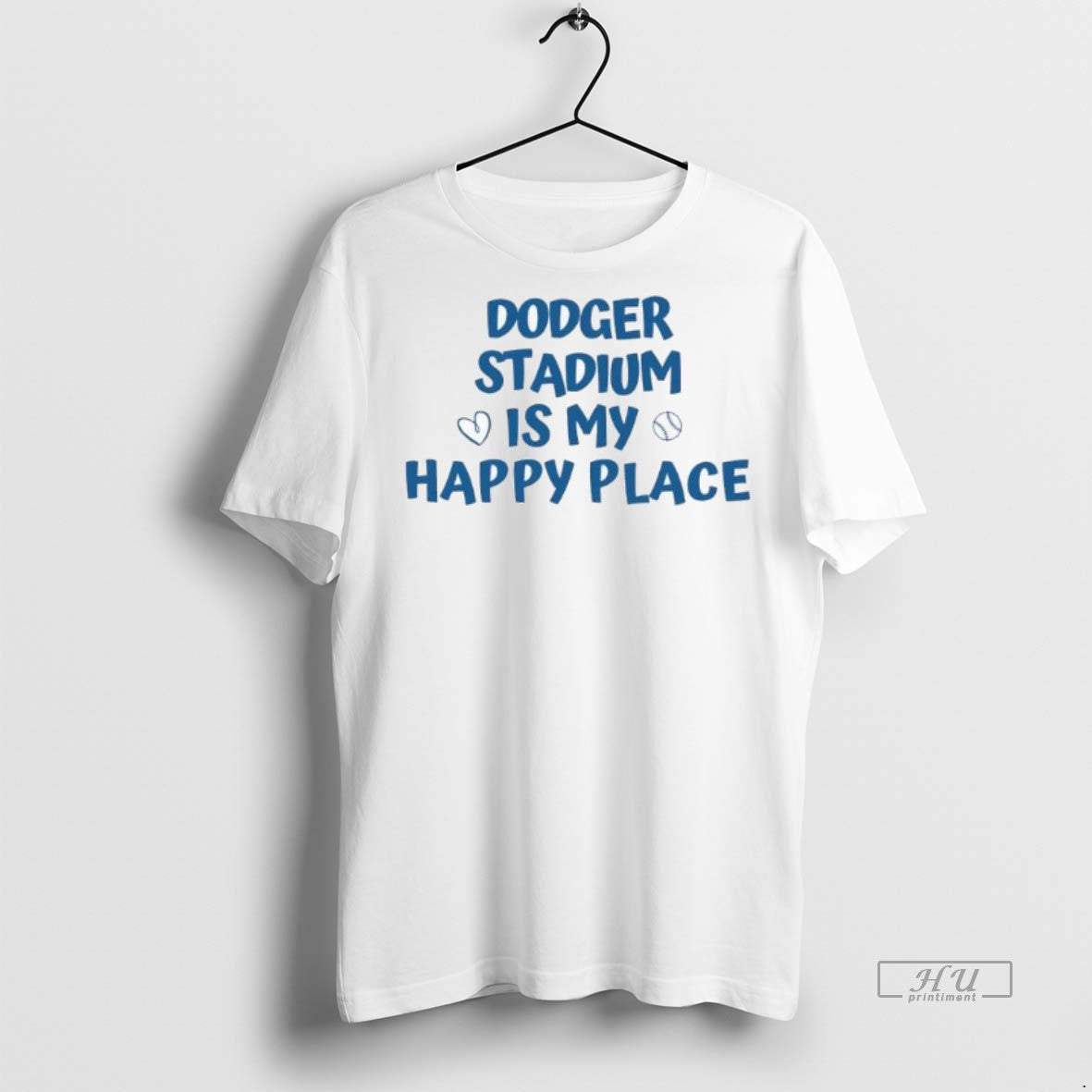 Officials Dodger Stadium Is My Happy Place Premium Tee Shirt Sweater