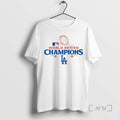 Officials Dodgers 2025 World Series Champions Players 2 Sided Premium T Shirt Sweater