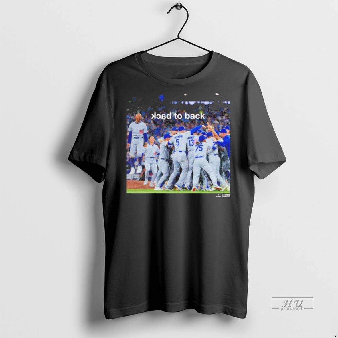 Officials Dodgers Back To Back Los Angeles Champions Photo Premium Tee Shirt Sweater