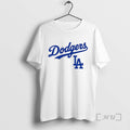 Officials Dodgers Retro La Baseball Team Logo Premium T Shirt Sweater