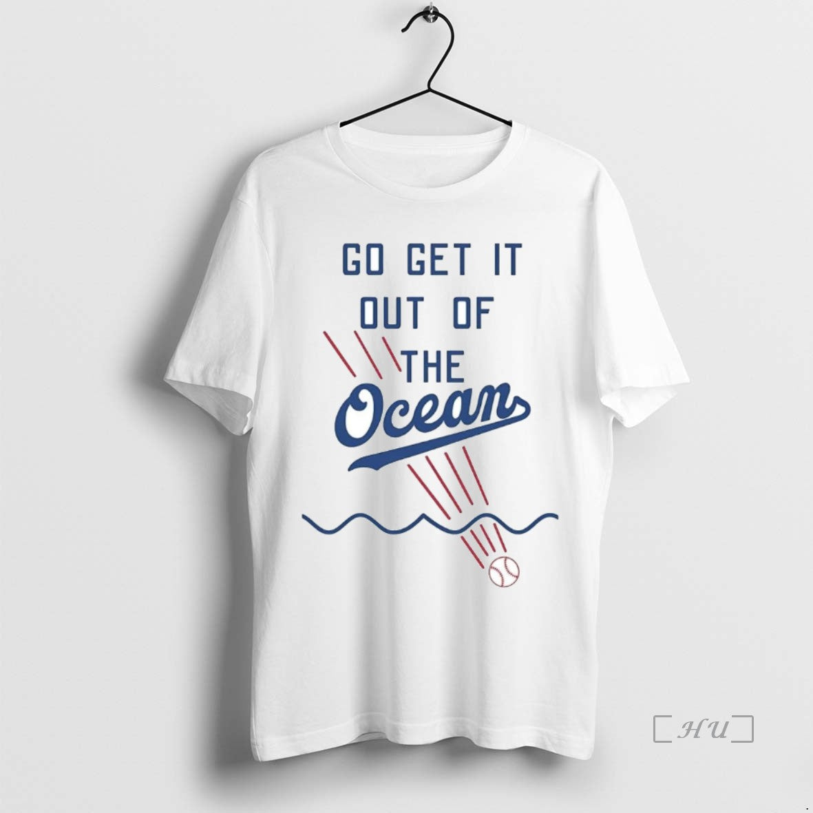 Officials Dodgers Go Get It Out Of The Ocean Premium T Shirt Sweater