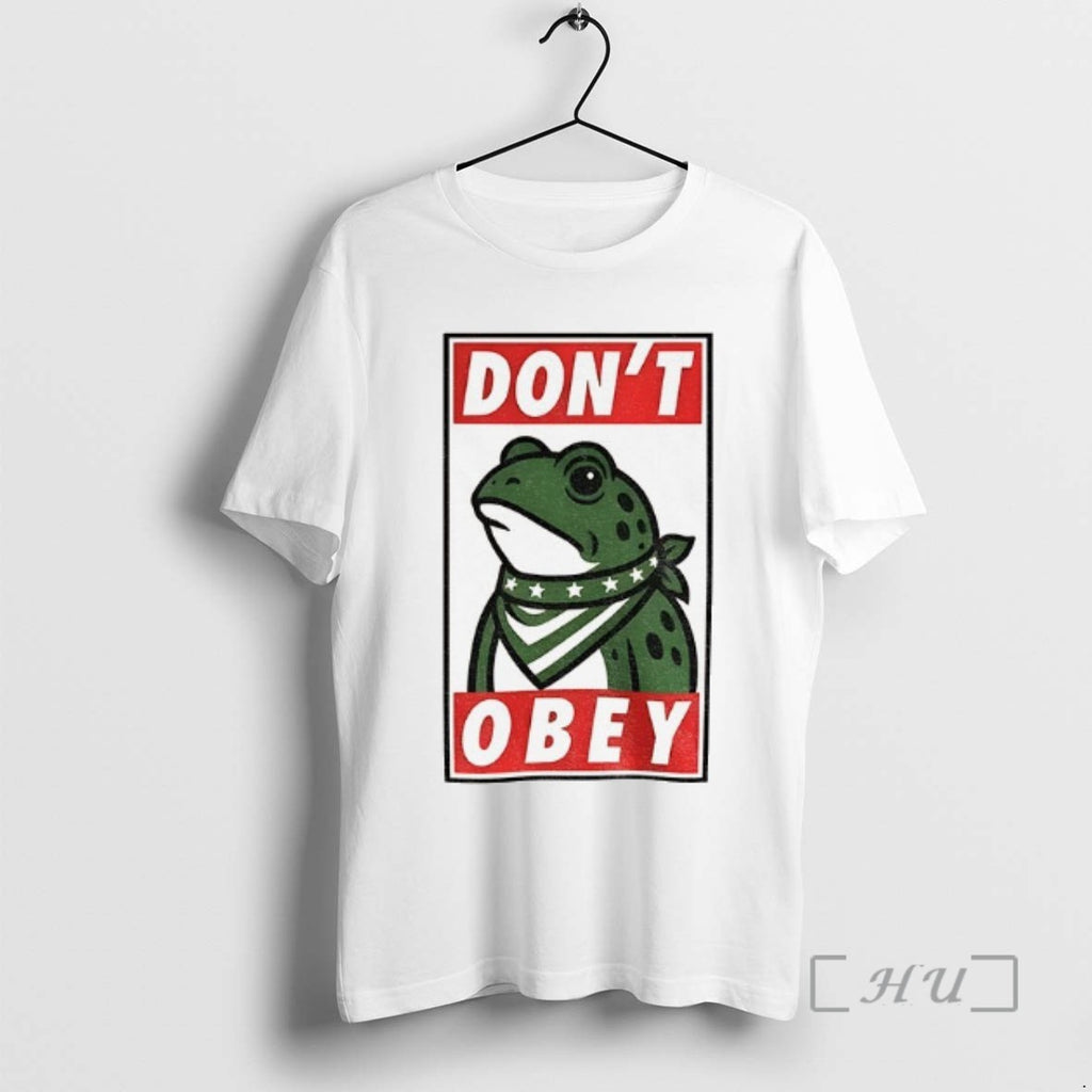 Officials Dont Obey Portland Frog America Vintage Tee Shirt Sweater