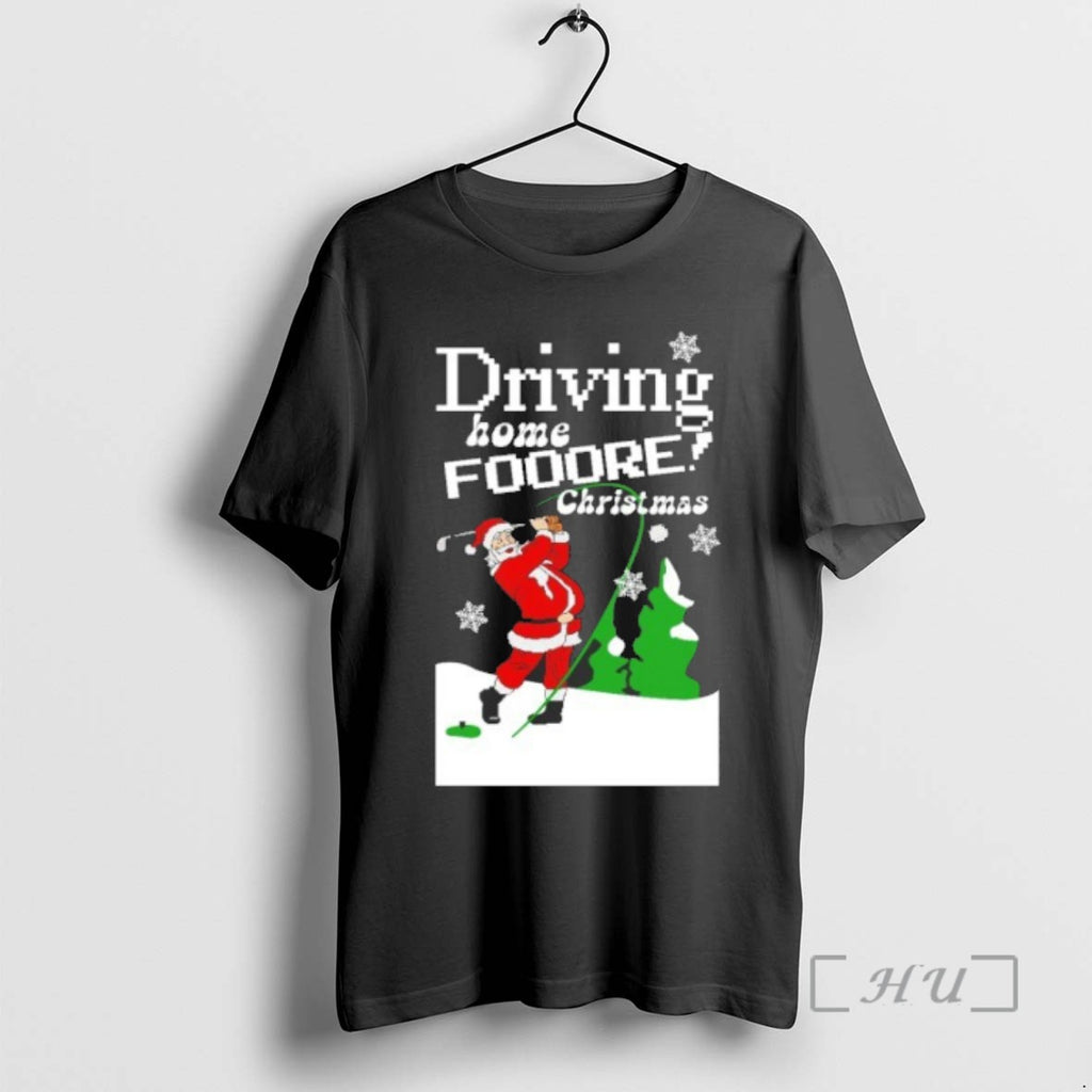 Officials Driving Home Fooore Christmas Golf Christmas T Shirt Sweater