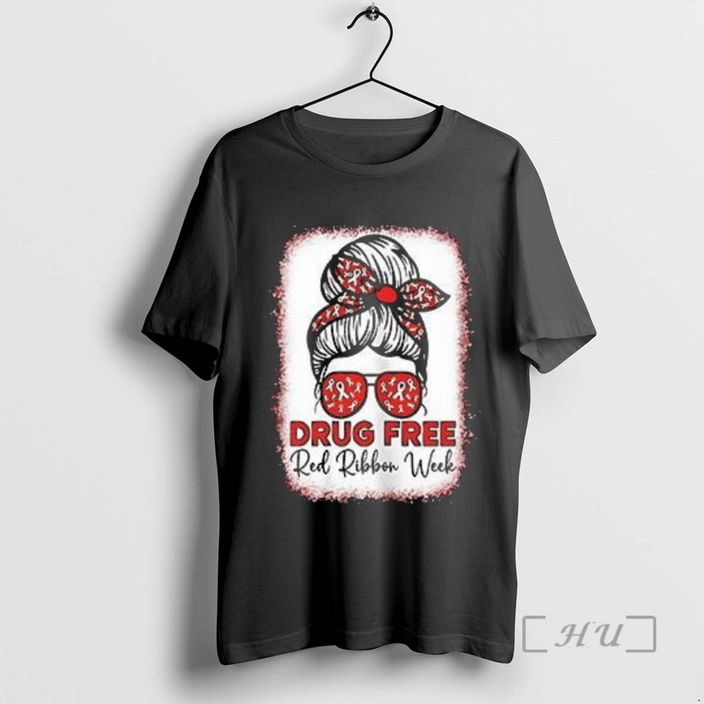 Officials Drug Free Red Ribbon Week T Shirt Sweater