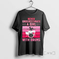 Officials Drummer Art For Girls Women Drumming Drum Set Drummer Premium T Shirt Sweater