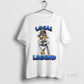 Officials Duck Baseball Local Legend Mascot Premium T Shirt Sweater