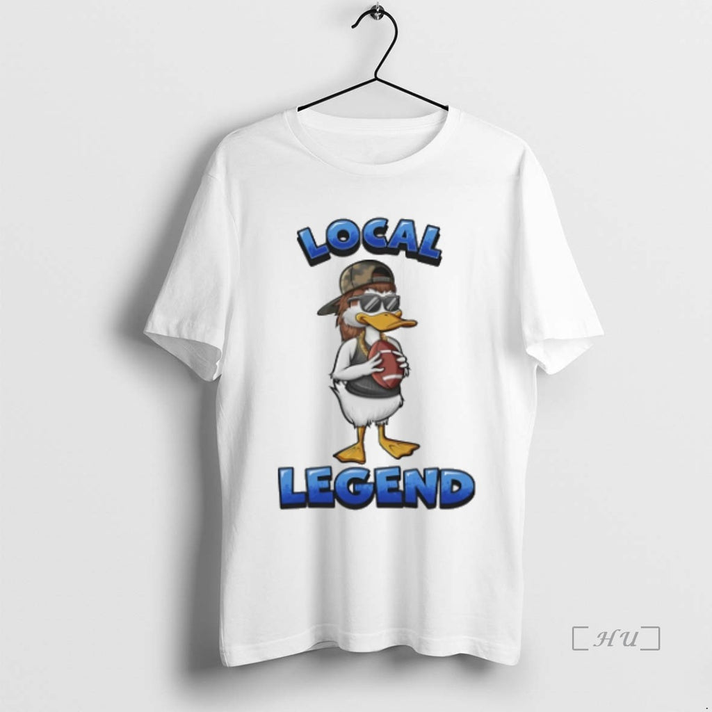 Officials Duck Football Local Legend Mascot Premium T Shirt Sweater