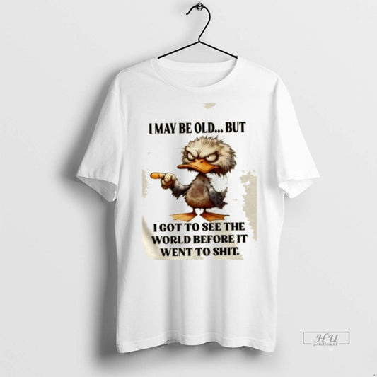 Officials Duck I May Be Old Premium Tee Shirt Sweater