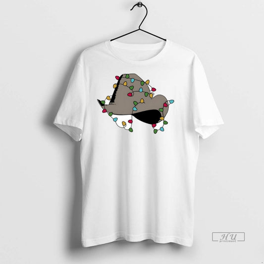 Officials Dwight Yoakam Christmas Light Hat Circle Premium Tee Shirt Sweater