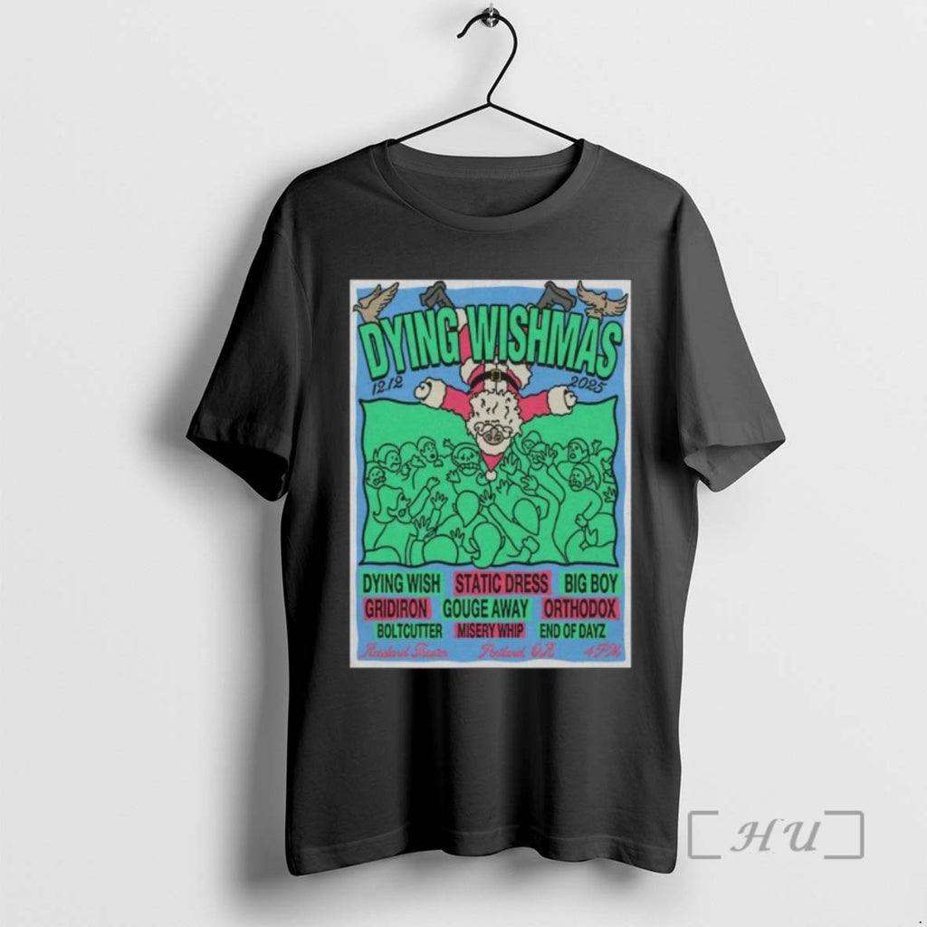 Officials Dying Wishmas Roseland Theater Portland December 12 2025 Long Sleve