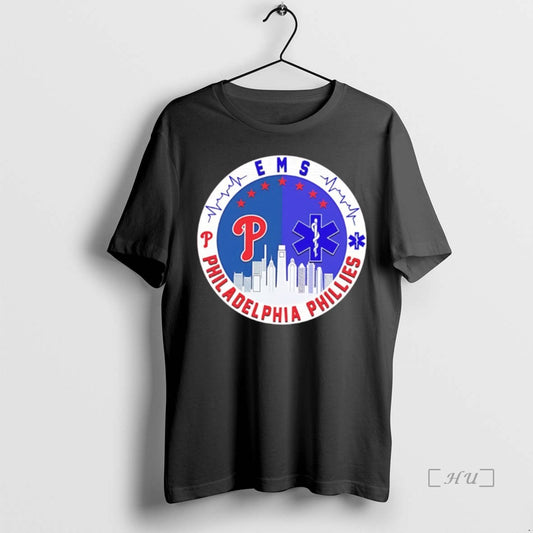 Officials Ems Philadelphia Phillies Baseball City Skyline