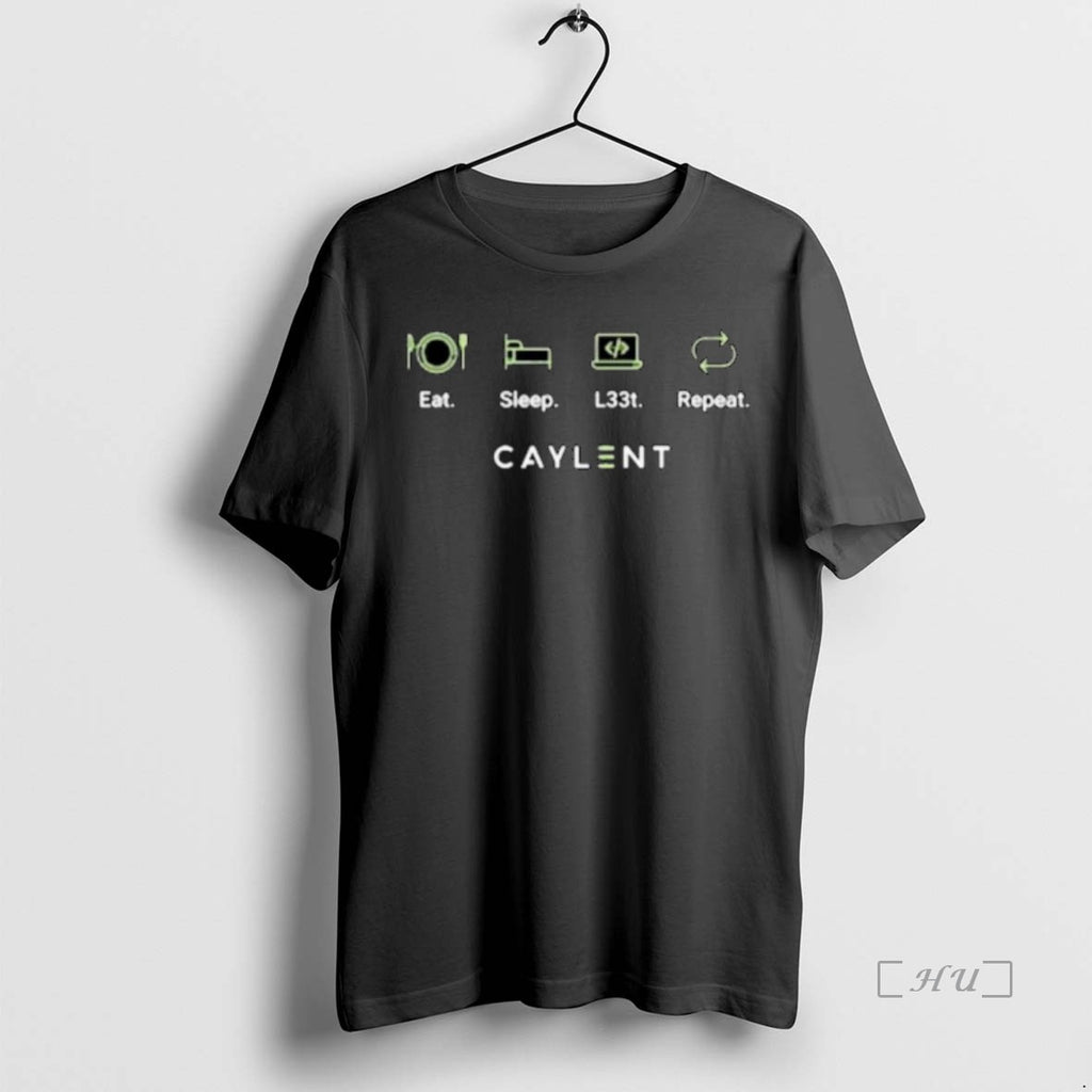 Officials Eat Sleep L33t Repeat Caylent Ornaments Premium T Shirt Sweater