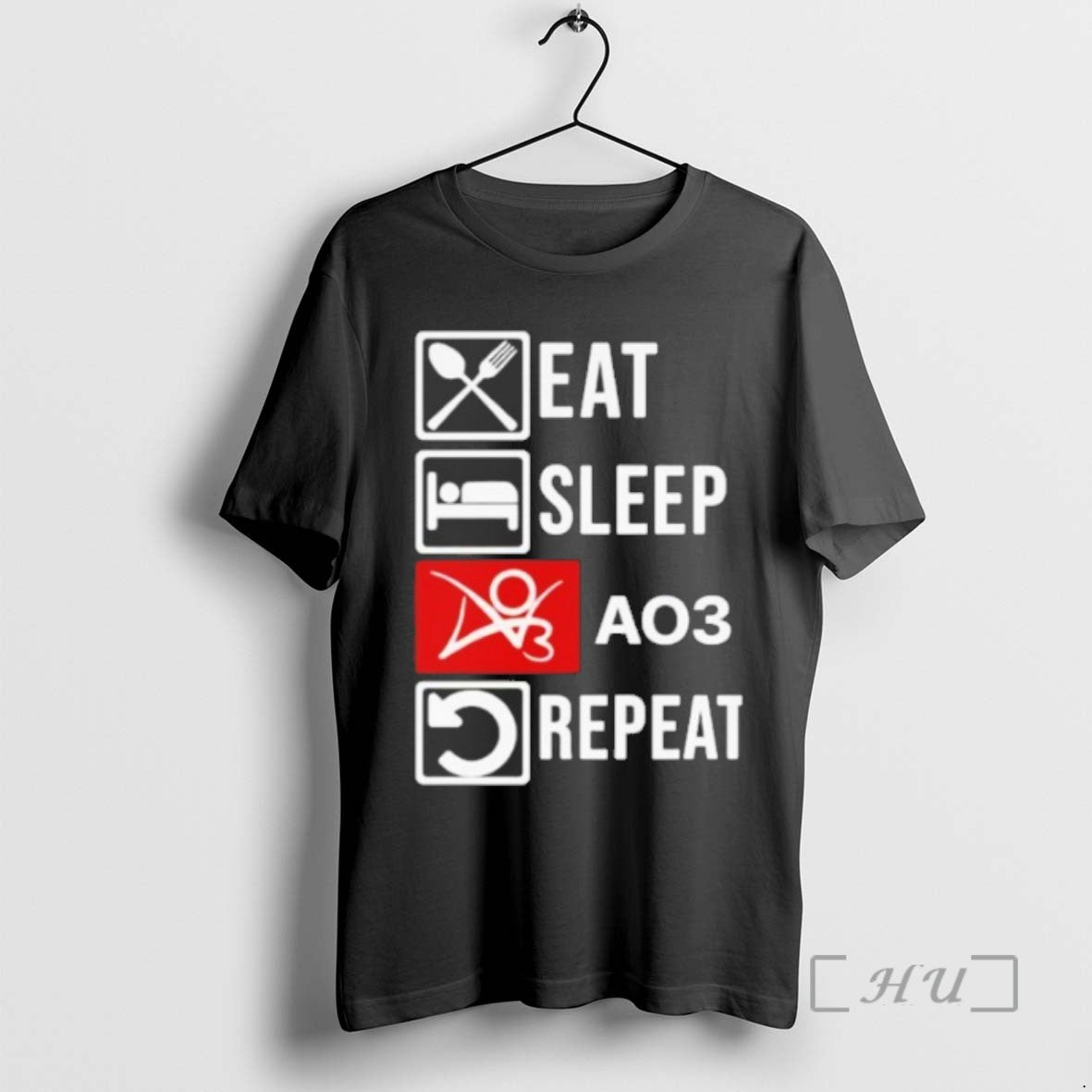 Officials Eat Sleep Ao3 Repeat T Shirt Sweater