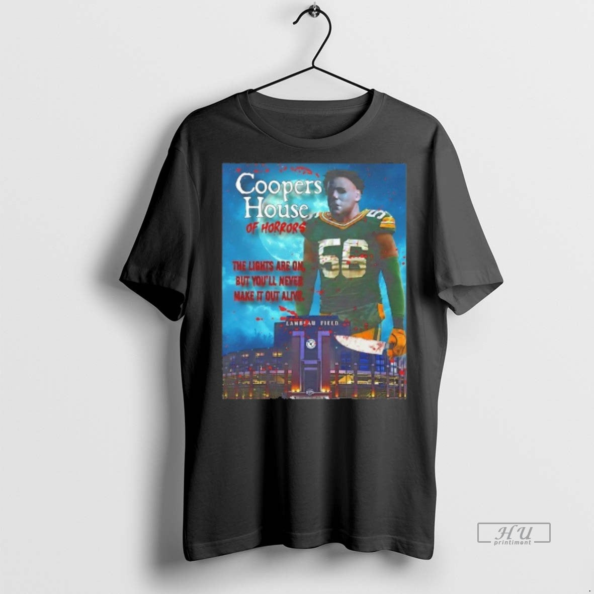 Officials Edgerrin Coopers House Of Horrors Green Bay Packers Tee Shirt Sweater