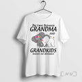 Officials Elephant The Love Between Grandma And Grandkids Knows No Distance Premium T Shirt Sweater