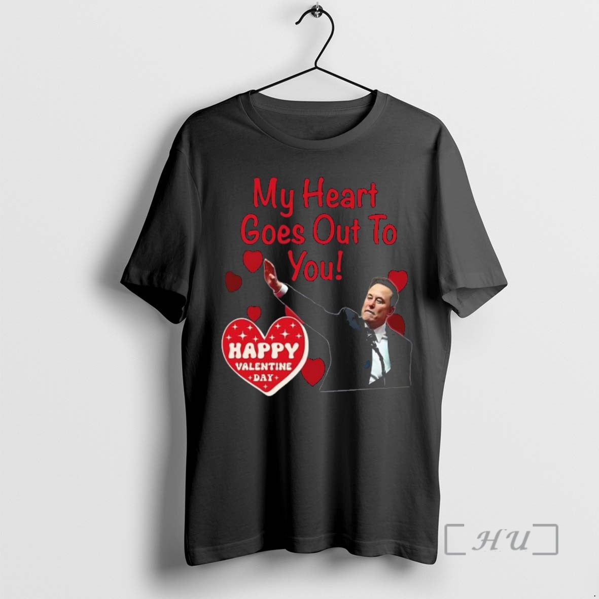 Officials Elon Musk My Heart Goes Out To You Happy Valentine Day Premium T Shirts