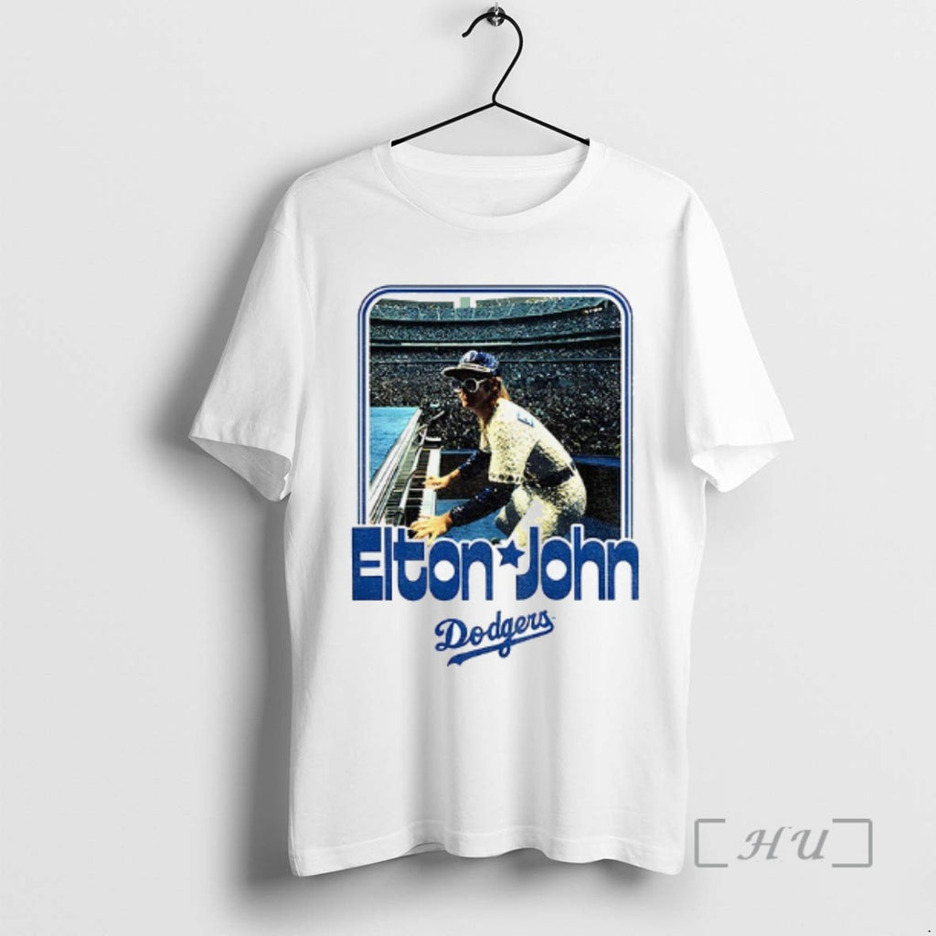 Officials Elton John Los Angeles Dodgers Mlb Baseball World Series 2025 Tee Shirt Sweater