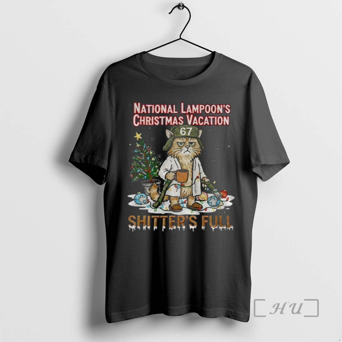 Officials Embroidered Litters Full Cat National Lampoons Christmas Vacation Shitters Full Premium T Shirts Sweater