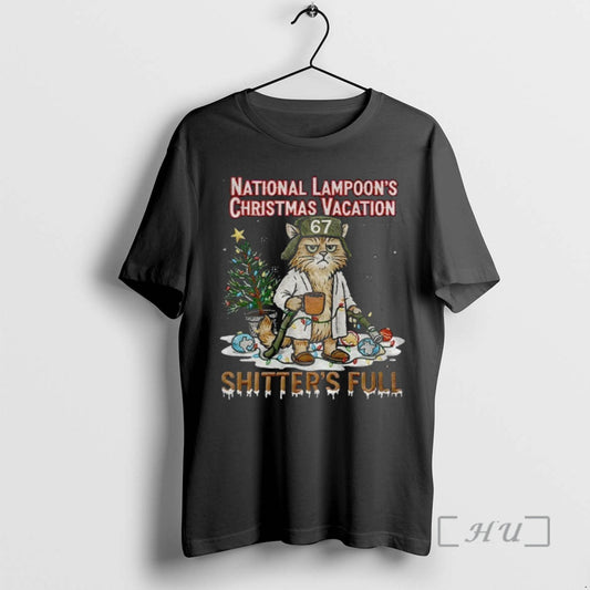 Officials Embroidered Litters Full Cat National Lampoons Christmas Vacation Shitters Full Premium T Shirts Sweater