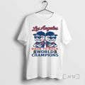 Officials Emoji Los Angeles Dodgers Back To Back World Champions Premium T Shirt Sweater