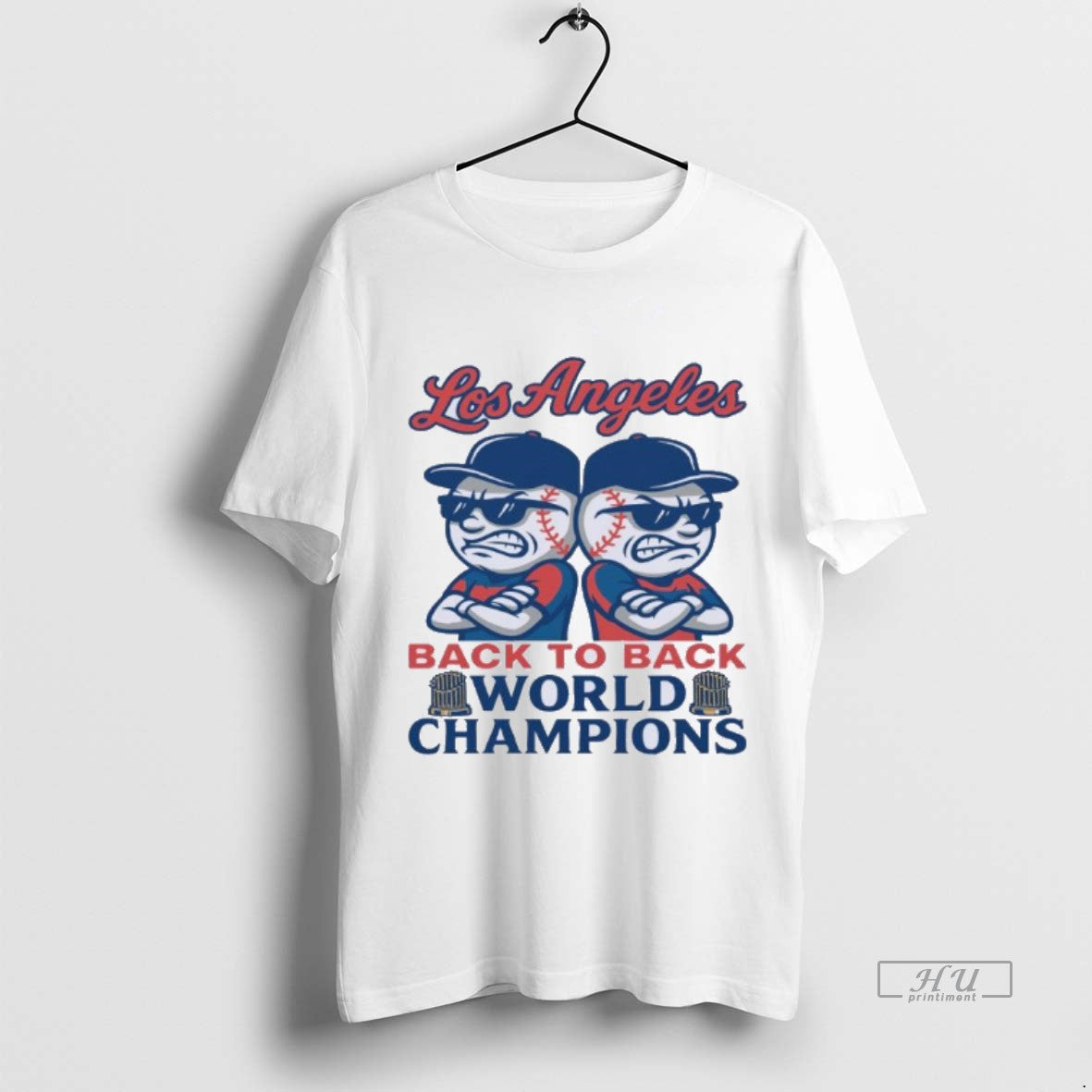 Officials Emoji Los Angeles Dodgers Back To Back World Champions Premium Tee Shirt Sweater