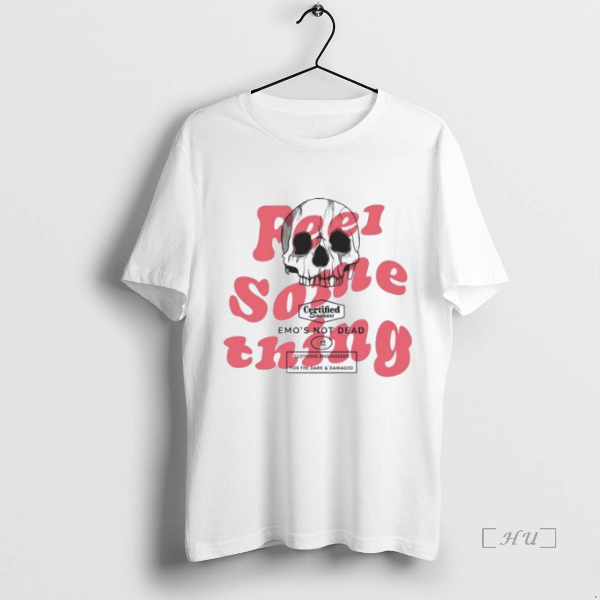Officials Emos Not Dead Feel Something Skull Premium T Shirt Sweater