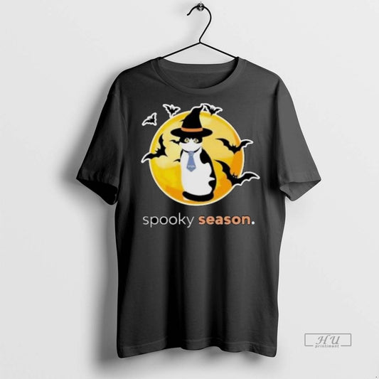 Officials Encore Vet Group Spooky Season Cat Graphic Tee Shirt Sweater