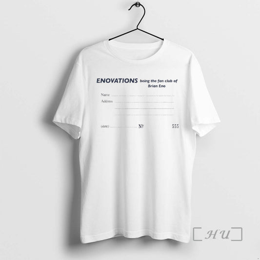 Officials Enovations Being The Fan Club Of Brian Eno Tee Shirt Sweater