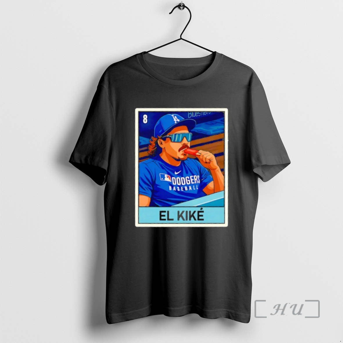Officials Enrique Hernandez El Kike Los Angeles Dodgers Card Premium T Shirt Sweater