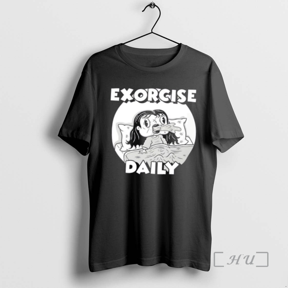 Officials Exorcise Daily Cartoon Horror Parody Premium T Shirt Sweater