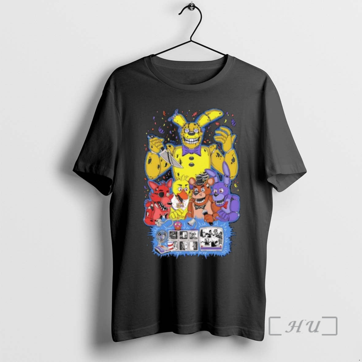 Officials Fnaf Five Nights At Freddys Freddy Bonnie Chica Foxy Characters Premium T Shirt Sweater