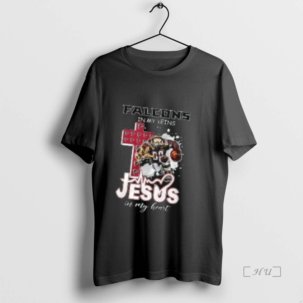 Officials Falcons In My Veins Jesus In My Heart Mascot