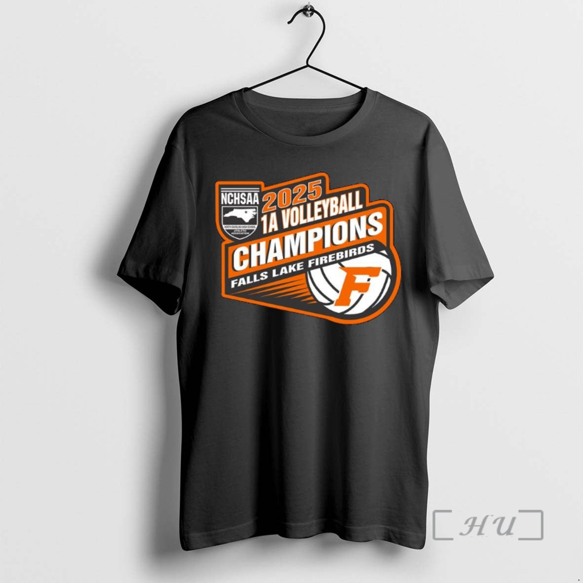 Officials Falls Lake Firebirds 2025 Nchsaa 1a Volleyball Champions Ornaments