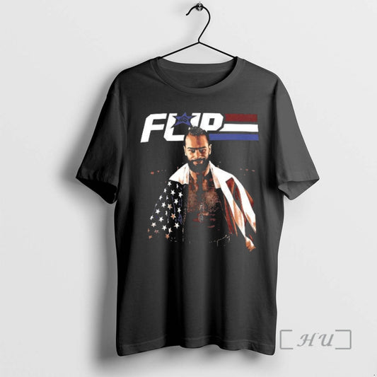 Officials Flip Gordon The Mercenary American Flag Retro T Shirt Sweater