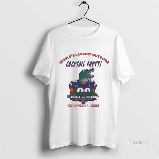 Officials Florida Gators Beat Georgia Bulldogs Cocktail Party November 1 2025 T Shirt Sweater