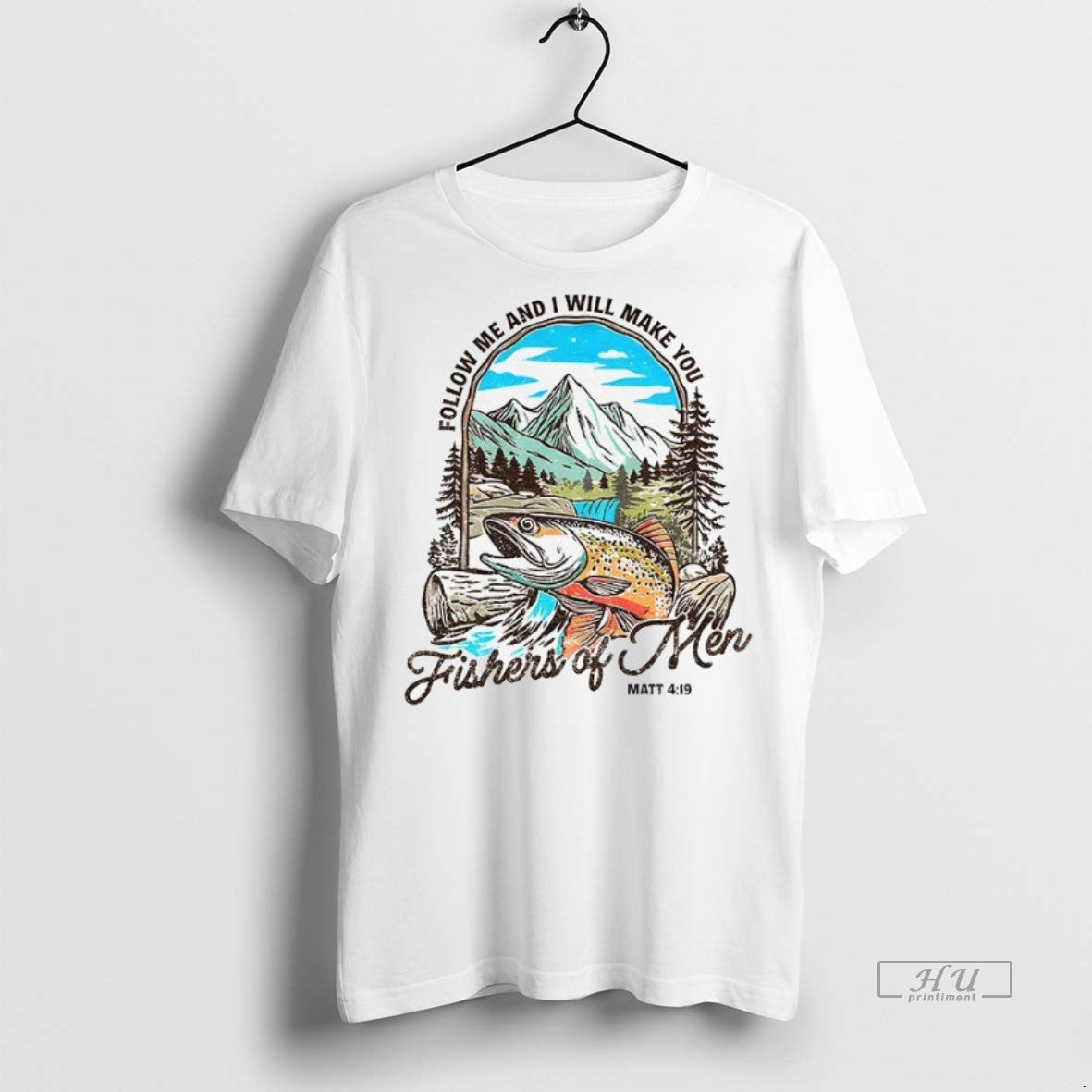 Officials Follow Me And I Wike You Fishers Of Men Matthew 4 19 Premium Tee
