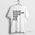 Officials Forsberg Marchessault Stamkos Skjei Josi Saros Tee Shirt Sweater