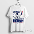Officials Freddie Freeman 5 Baseball Player Mlb Dodgers T Shirt Sweater