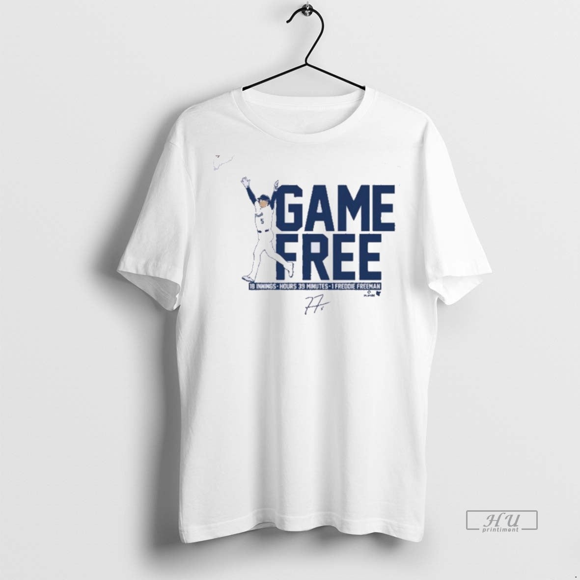 Officials Freddie Freeman Game Free 18 Innings Tee Shirt Sweater
