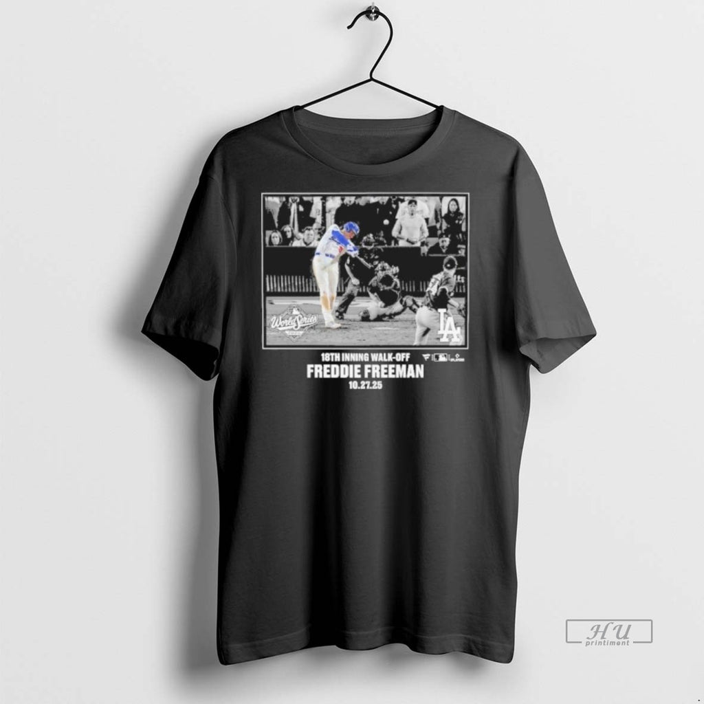 Officials Freddie Freeman Los Angeles Dodgers Postseason Moments Tee Shirt Sweater