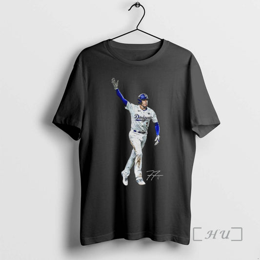 Officials Freddie Freeman Posing Los Angeles Dodgers Walk Off Baseball Mlb Signature T Shirt Sweater